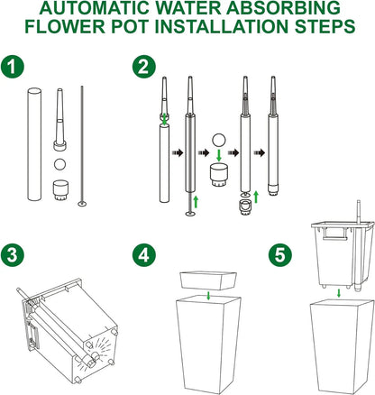 Durable Plastic Planter Pots for Indoor and Outdoor Use