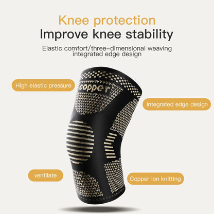 Copper Knee Brace for Arthritis Pain Compression sleeve for Sports, Pain Relief
