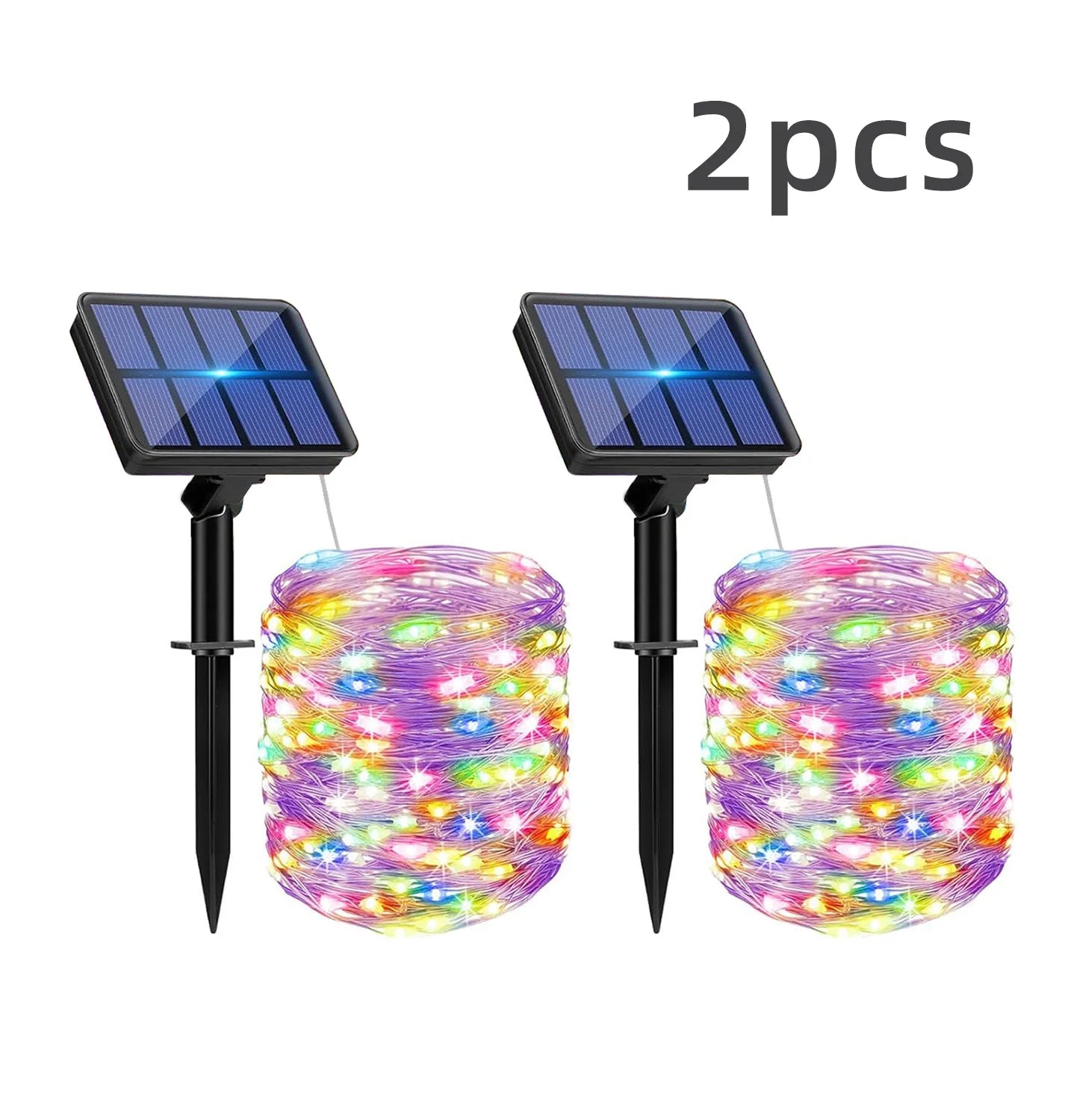 IRILUCN Solar String Fairy Lights Outdoor Christmas Garland Waterproof