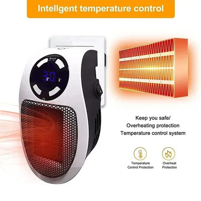 Portable Electric Heater Air Blower Wall Mounted Winter Warmer Machine