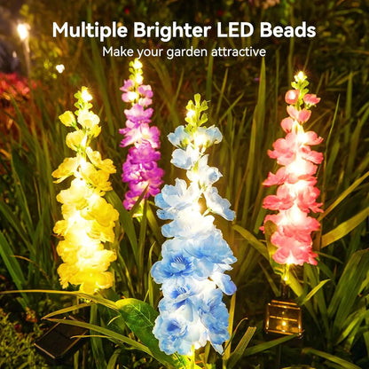 Upgraded Solar Garden Lights 36 LEDs Outdoor Flowers