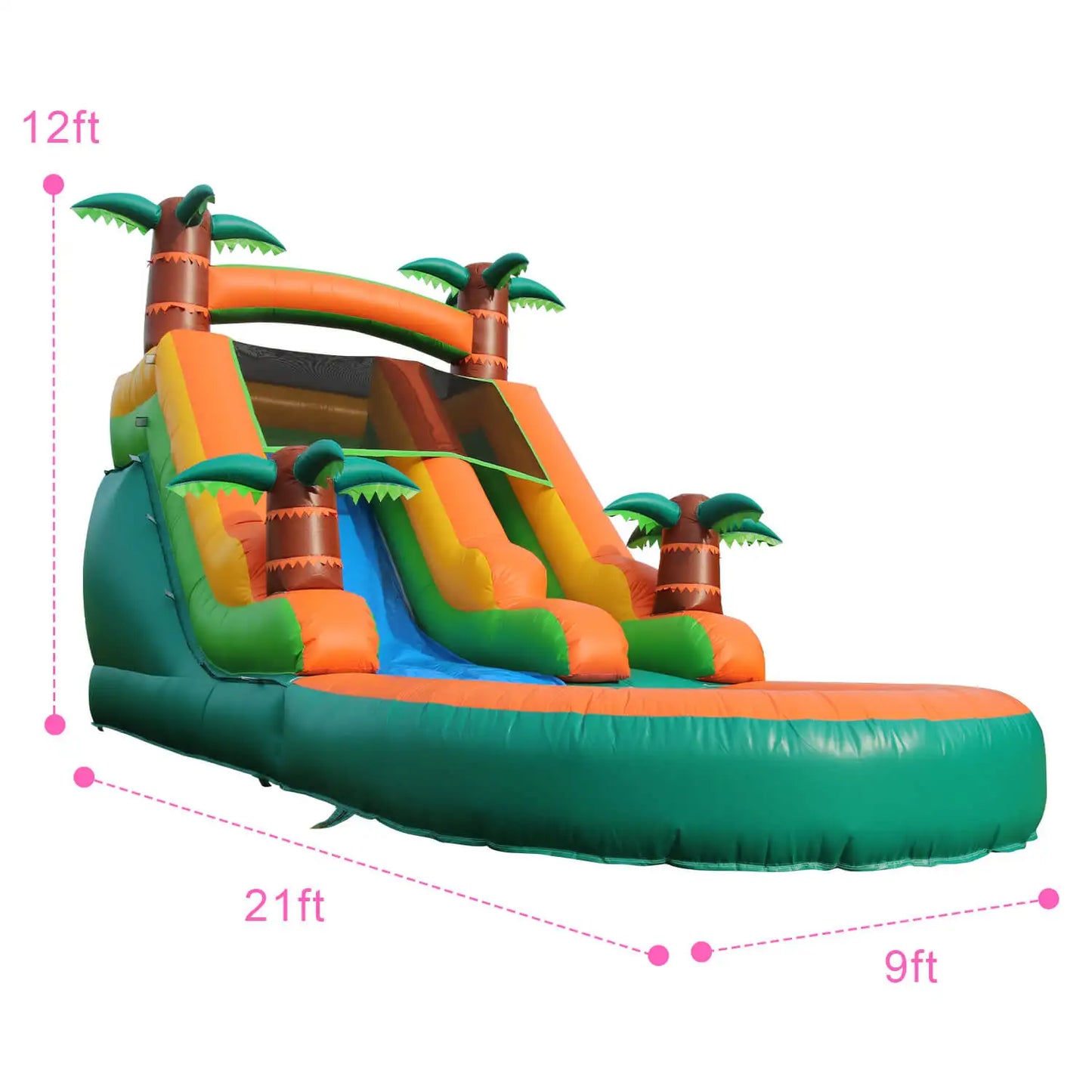 F Inflatable Pool Air Bounce Water Amusement Play Center