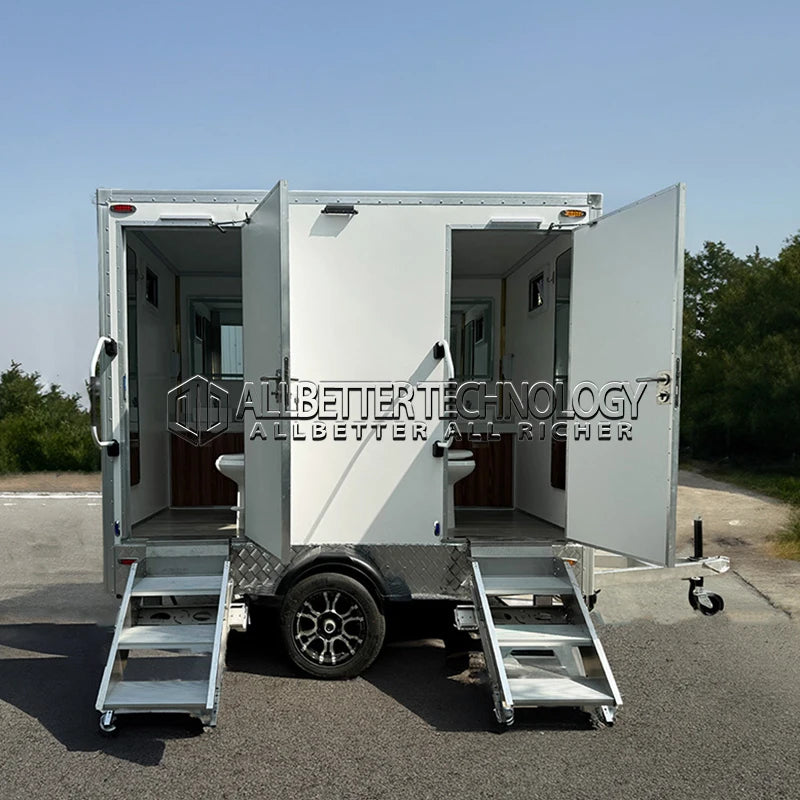 Allbetter Mobile Luxury Outdoor Portable Restroom Trailer Toilet And Shower