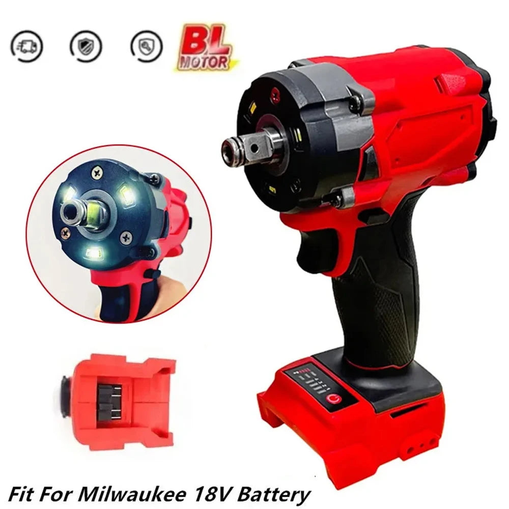 Magnitt Brushless Impact Wrench 500Nm 18V Milwaukee Battery