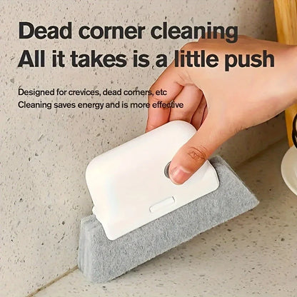 Universal Window Rail Cleaning Brush for Narrow Gaps