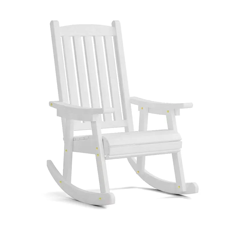 MadameJsHome Outdoor Wooden Rocking Chair Garden Rocker