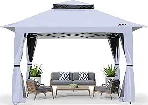 MKDK Pop Up Gazebo Outdoor Canopy Tent Mosquito Netting