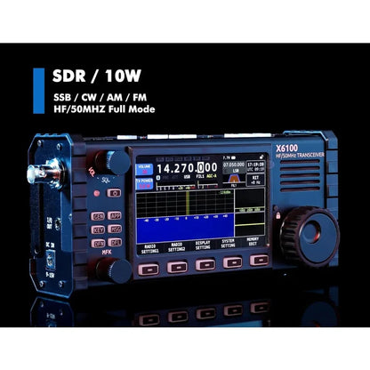 Xiegu X6100 HF Transceiver SDR Antenna Tuner