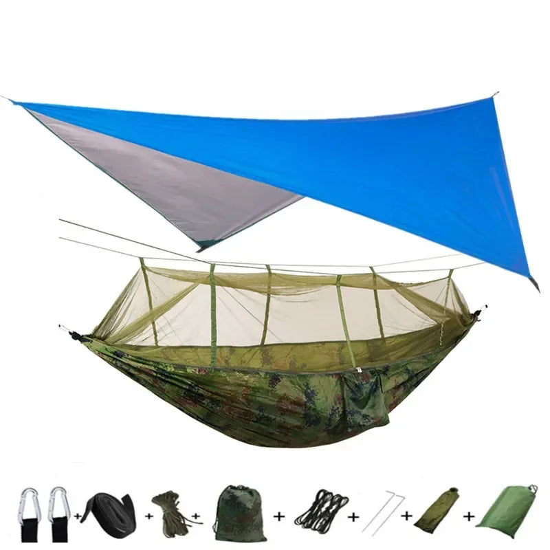 Swallowtail Lightweight Camping Hammock Canopy And Rain Fly