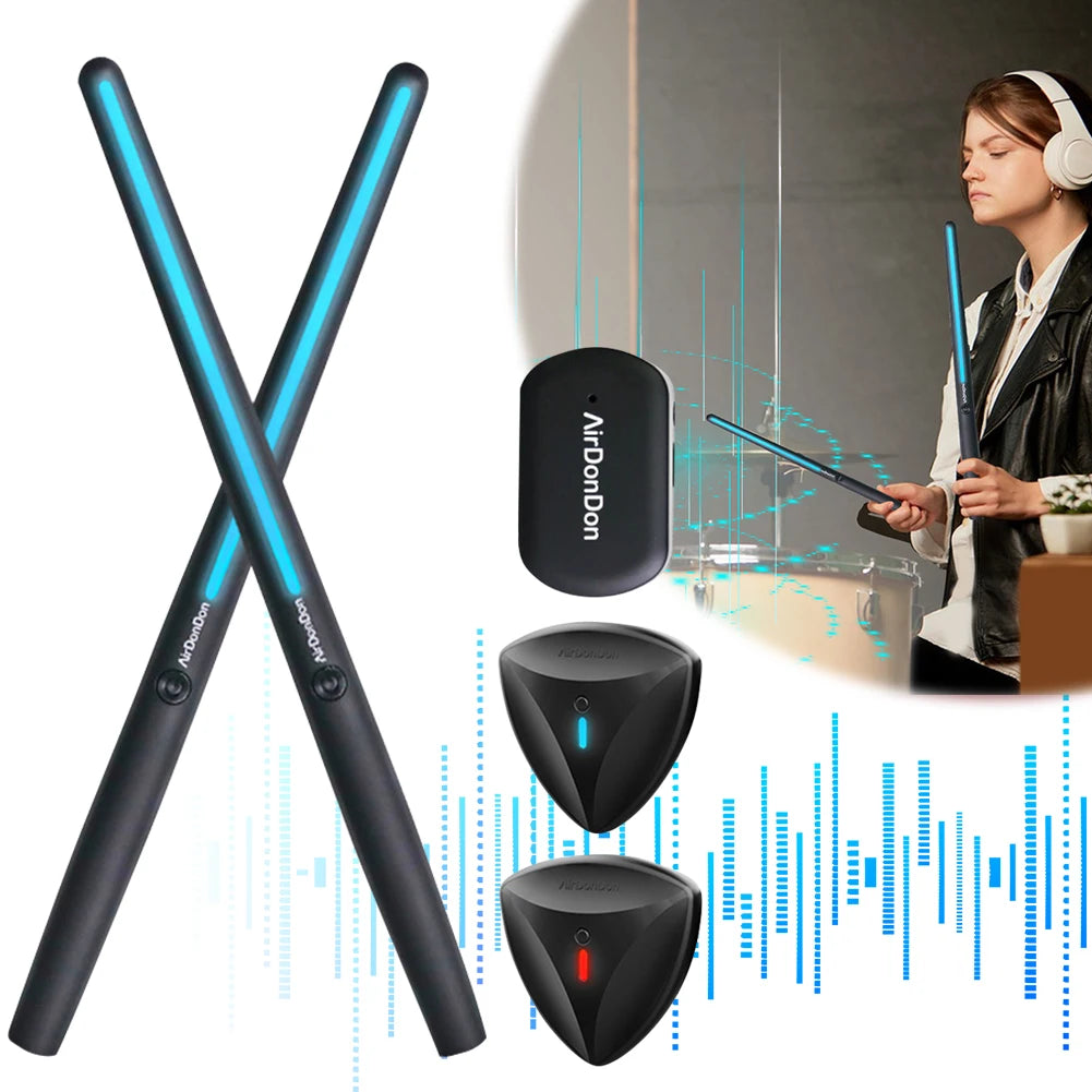 Hign-concerned Air Drum Set With Foot Sensor Bluetooth