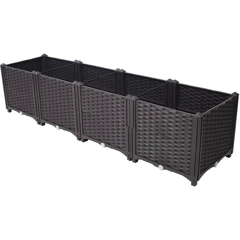 Deep Raised Bed Planter Box Self Watering Vegetables Herbs