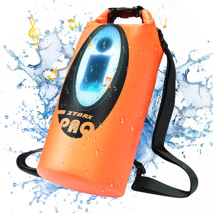 Solar Powered Waterproof Hiking Backpack With Bluetooth Speaker