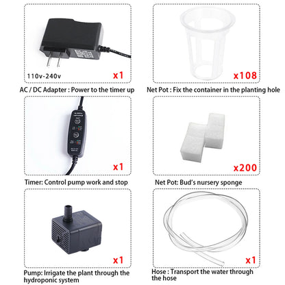 Hydroponics 3-Layer Growing System for Vegetables and Herbs