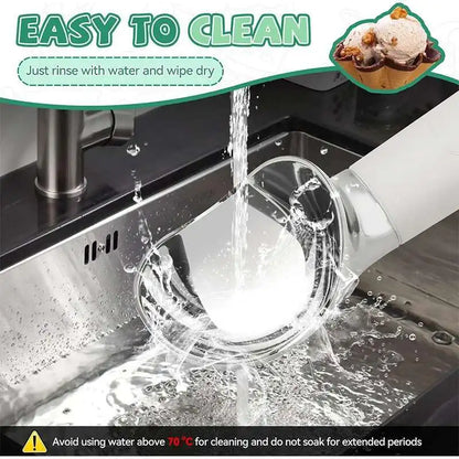 Rechargeable Heated Ice Cream Scoop With Rapid Heating