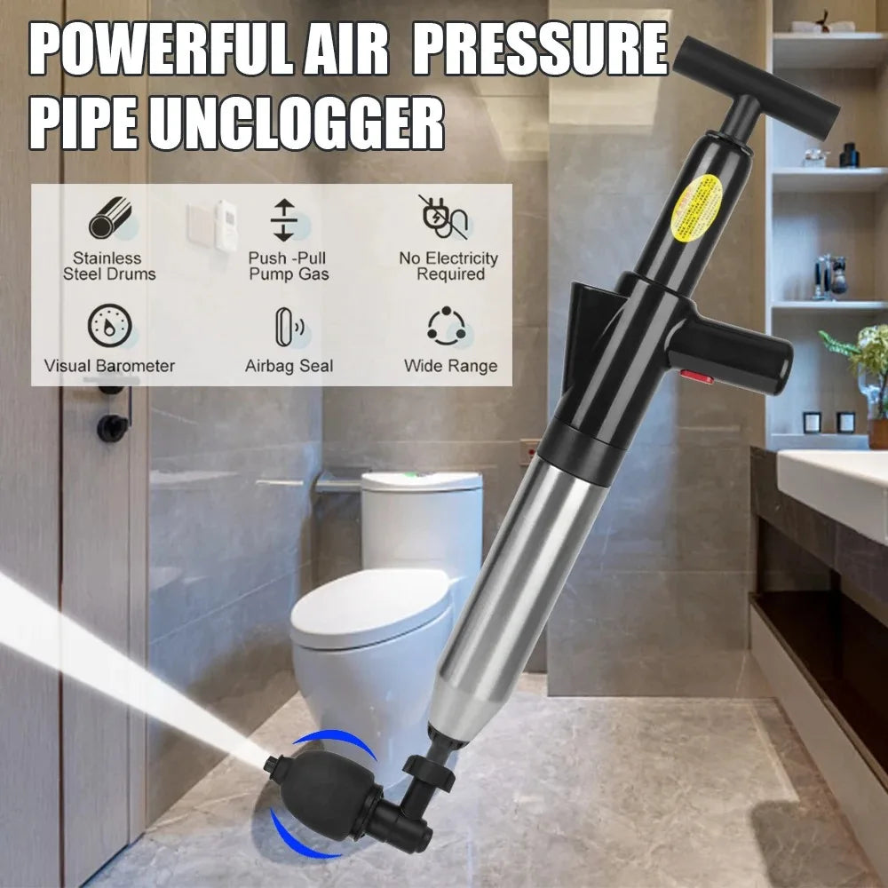 Choice Toilet Unclogger Air Pressure Drain Blaster For Clogged Toilets