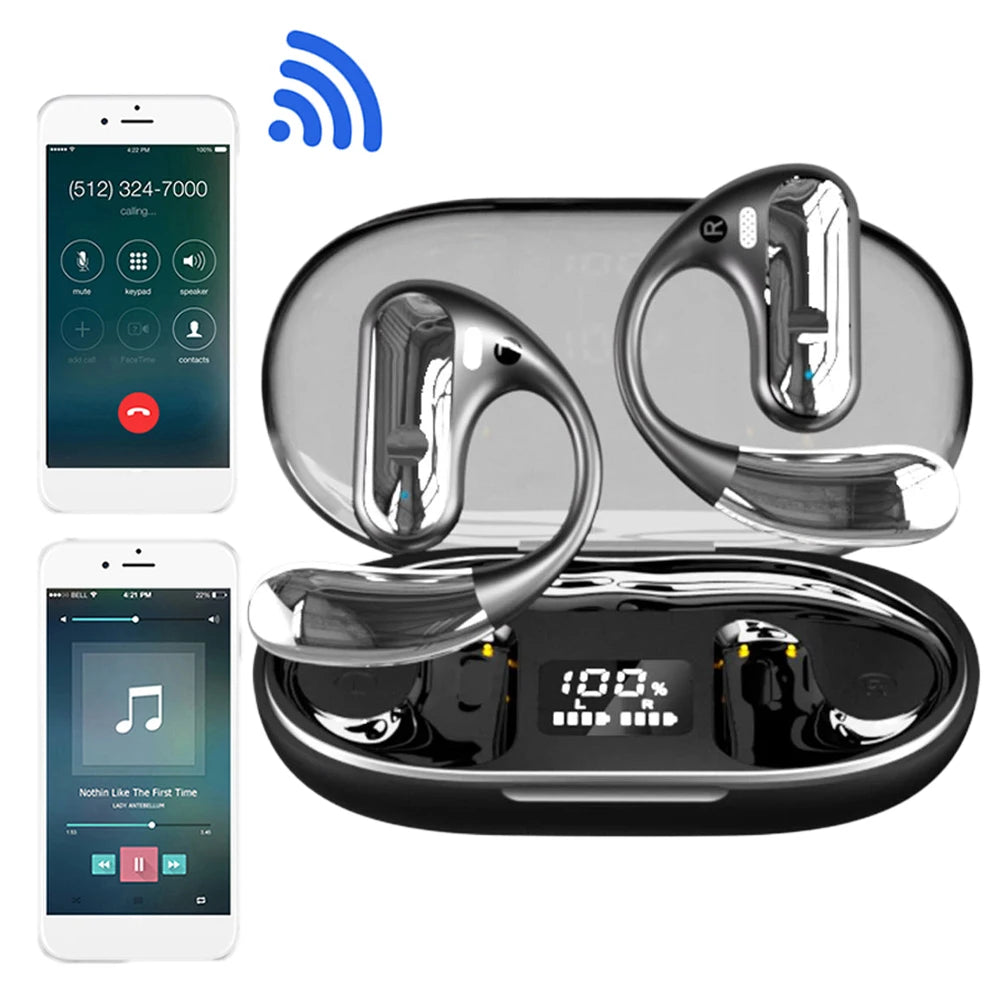 144 Languages AI Translator Earbuds Bluetooth-Compatible 5.3 Real-Time Translation Earphones Noise Cancelling Wireless Earphone