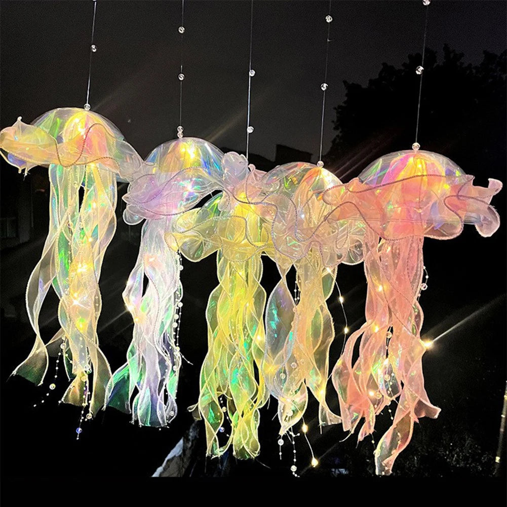 Jellyfish Atmosphere Night Light LED Hanging Lantern