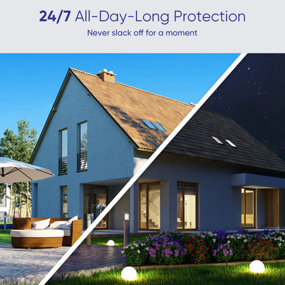 SANNCE 8CH 5MP DVR CCTV Surveillance System Kit Outdoor