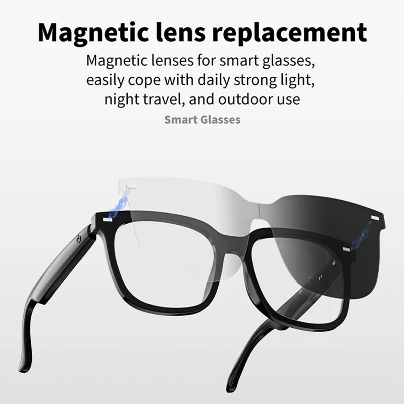Xiaomi Magnetic Sleeve Mirror Changes Color Smart Bluetooth Glasses AI Translation Real-time Meet Simultaneous Interpretation
