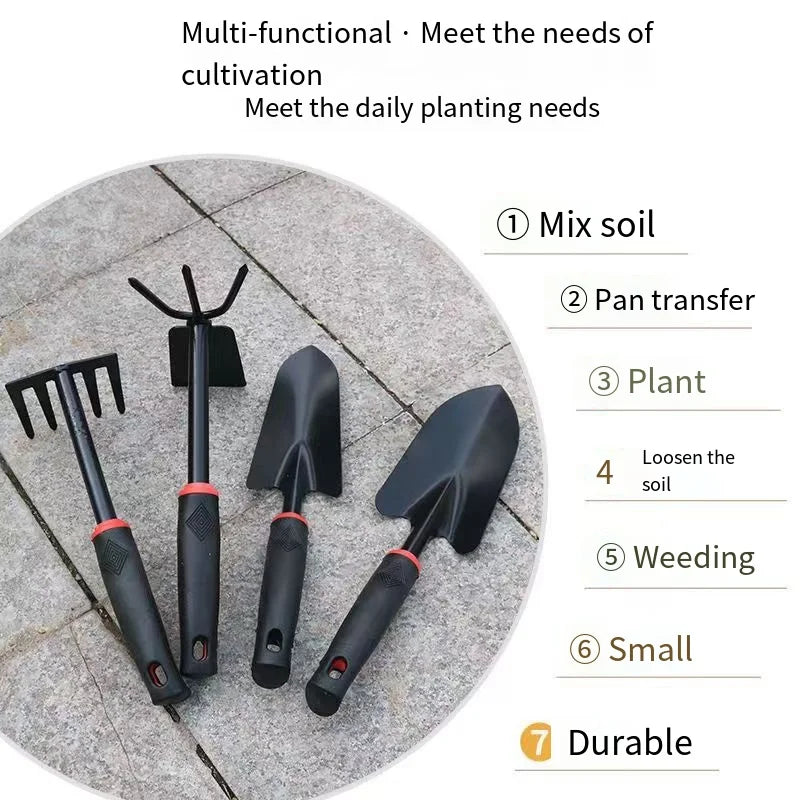 Choice Gardening Shovel Set of Four Alloy Steel Gardening Tools