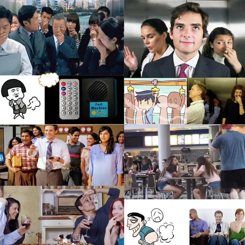 Fart Machine Portable Funny Gag Sound Wireless Controlled Toy