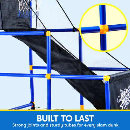 LED Scoring Arcade Basketball Game With Adjustable Height Stand 4 Balls