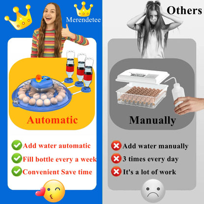 Egg Incubator 26 To 52 Eggs With Automatic Water Adding