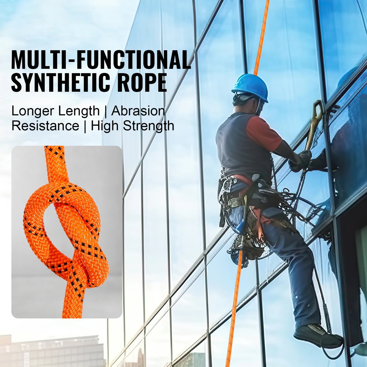 SucceBuy DualWeave Polyester Rope For Outdoor Adventures