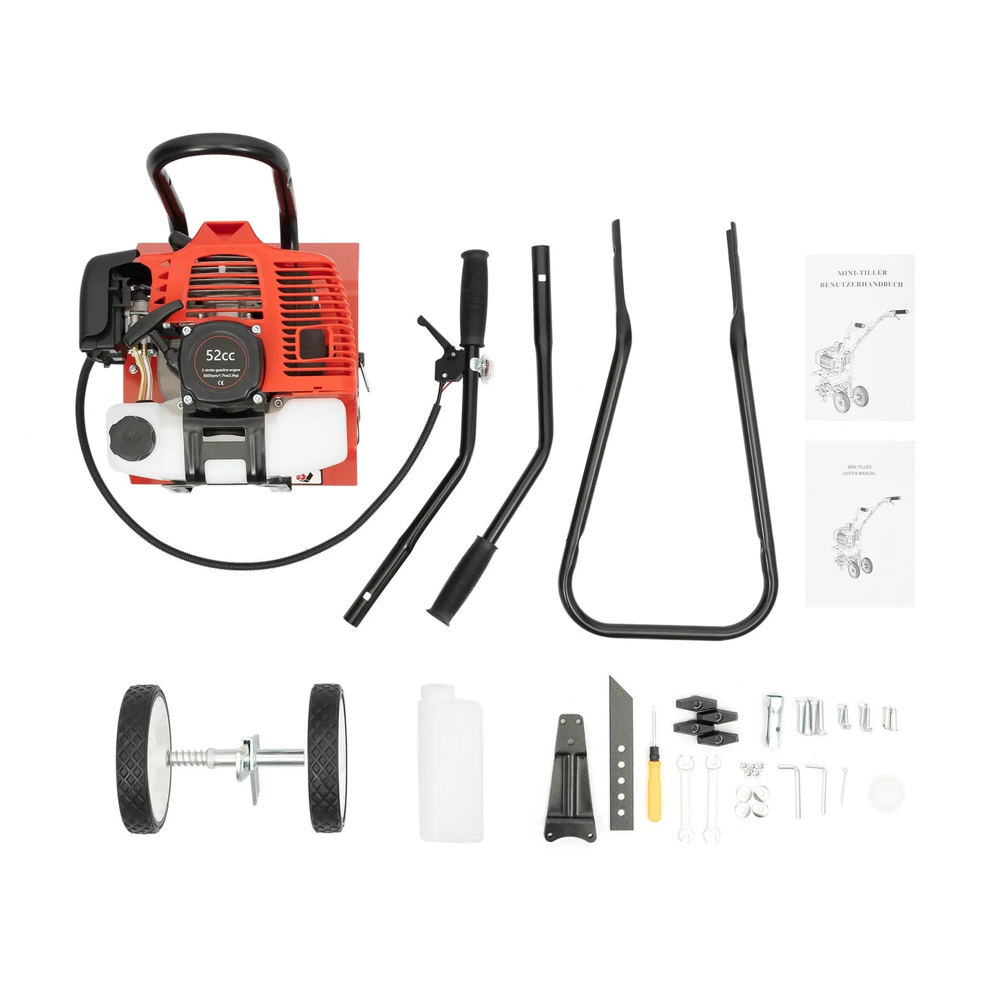 52cc Gas Mini Cultivator For Yard And Garden Tilling