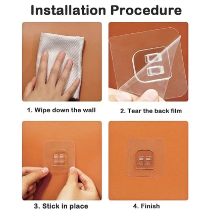 Self Adhesive Waterproof Wall Hook For Bathroom Kitchen