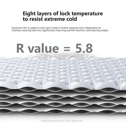 Nature hike Inflatable Ultralight Portable Folding Warm Mat Bed Pad