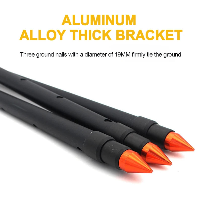 Hike Mount Camping Campfire Tripod Hanging Pot Outdoor Cookware