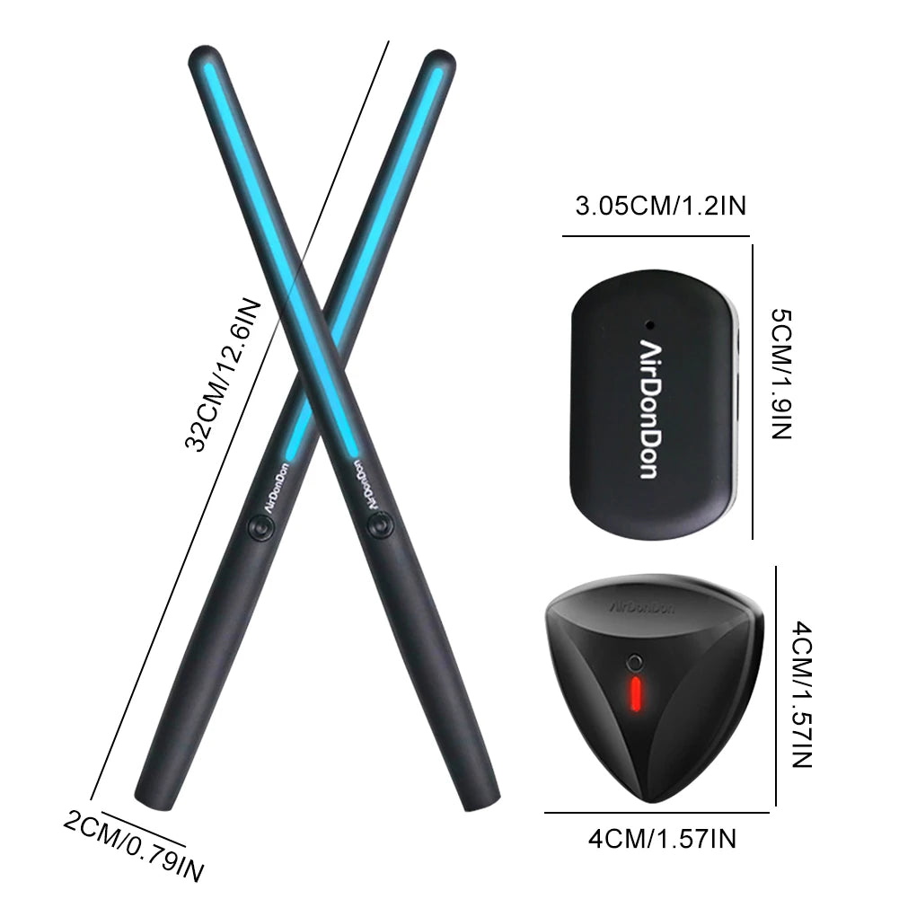 Hign-concerned Air Drum Set With Foot Sensor Bluetooth