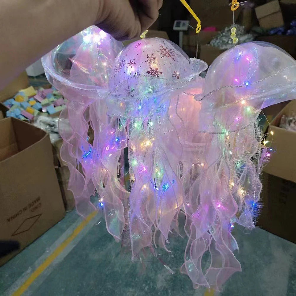 Jellyfish Atmosphere Night Light LED Hanging Lantern
