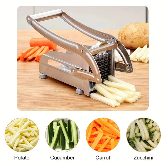 Stainless steel cutting food chopper for veggies, fries