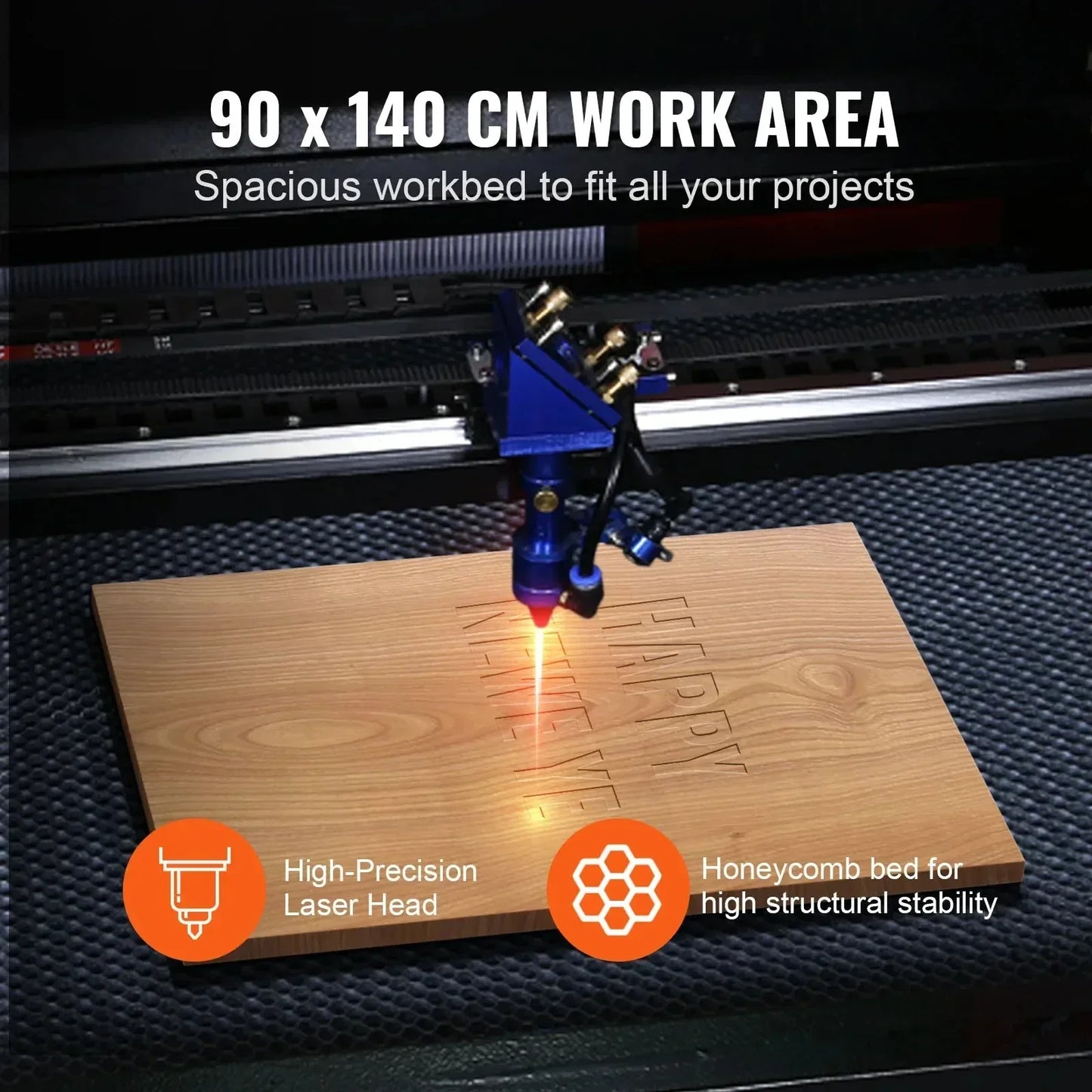 Sihao 130W Laser Engraver CO2 Engraving Machine For Fabric