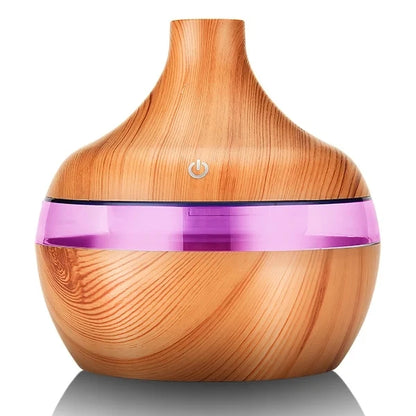 Wooden Humidifier Aroma Diffuser For Home Use With Essential Oils