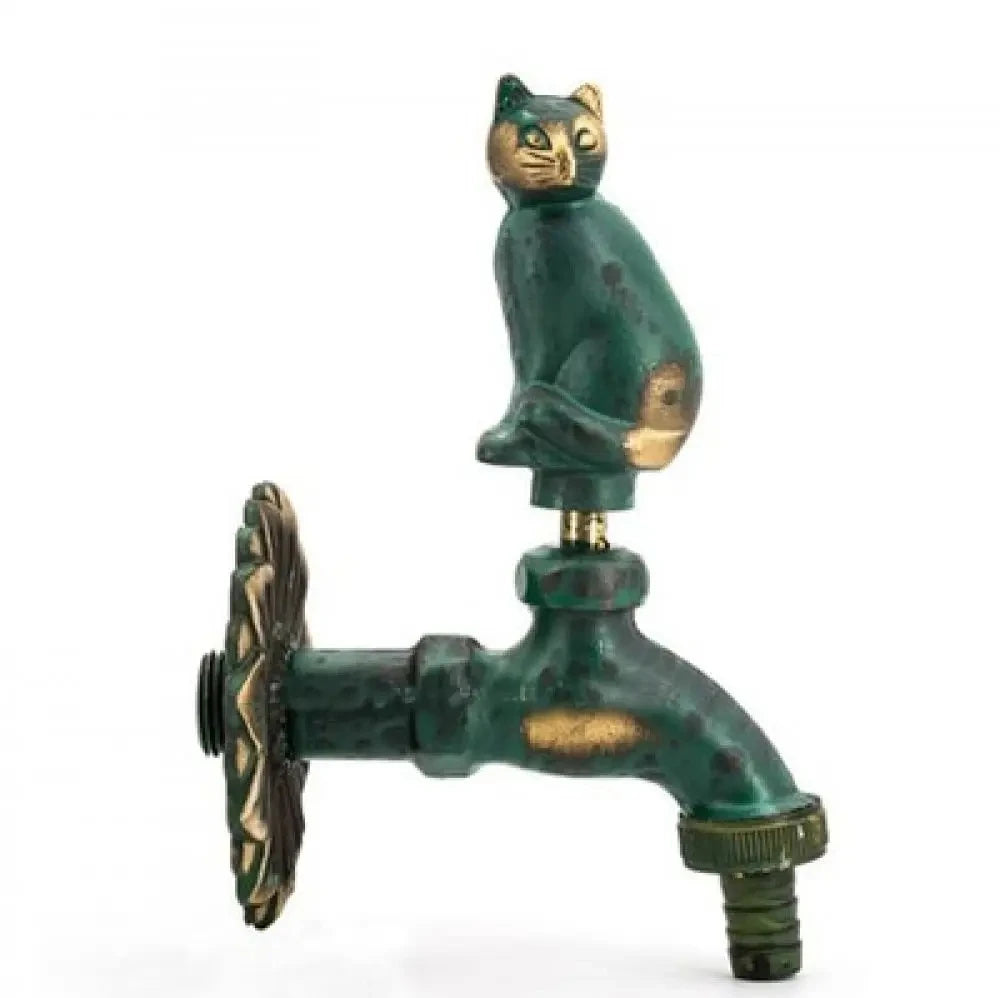 Bathroom Garden Faucet Antique Brass Kindergarden Wall Mount Animal Cold Water Faucet Basin Faucet