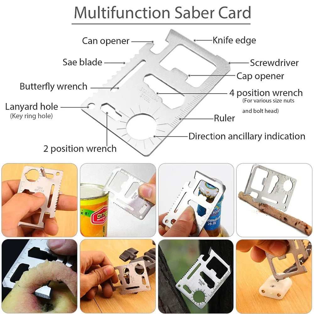 Choice Emergency Survival Kit Tactical Gear First Aid SOS Wilderness Adventure