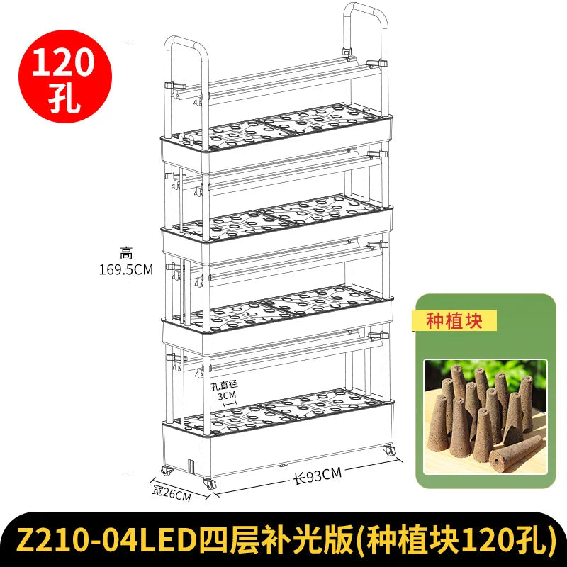MDNG Hydroponics Vertical Indoor Growing System Garden Tower
