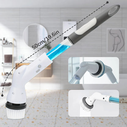 Cordless Electric Spin Scrubber Multi Surface Cleaner For Bathroom Kitchen