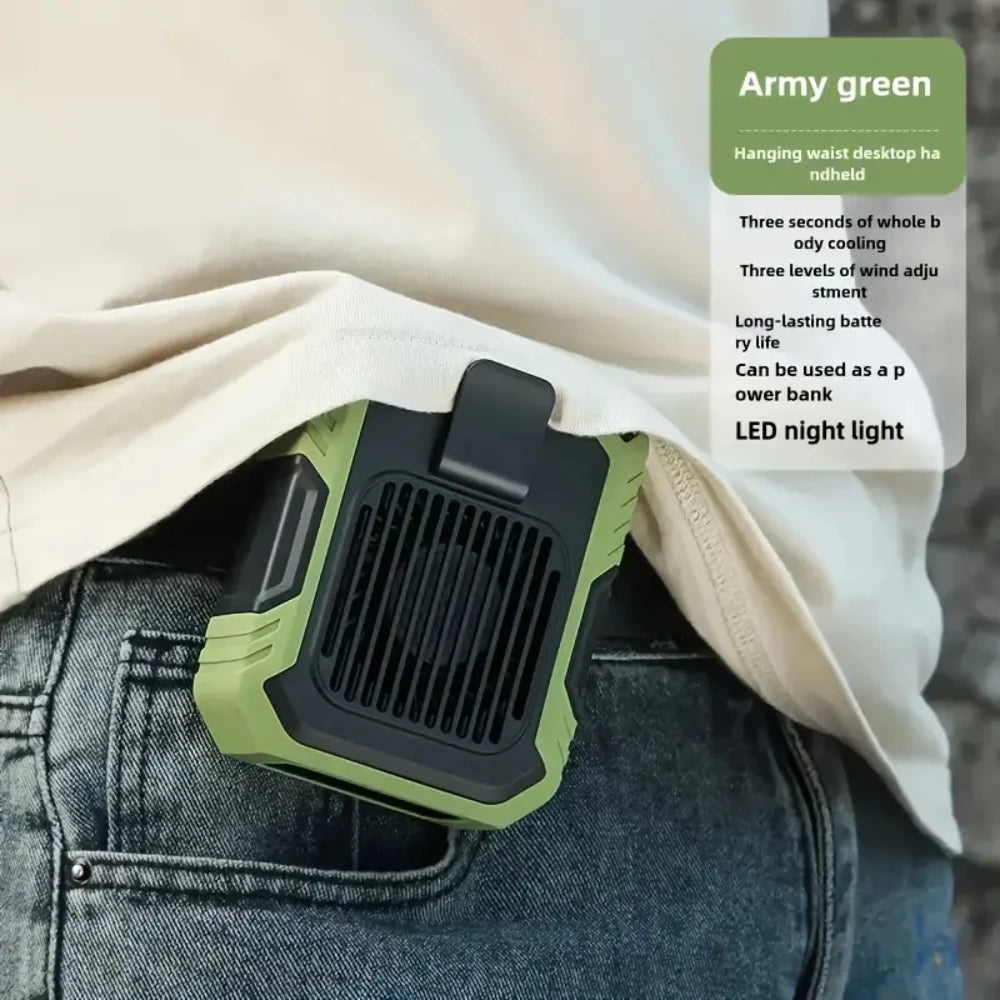Hign-Concerned Storm Proof USB Camping Fan Bladeless 45dB