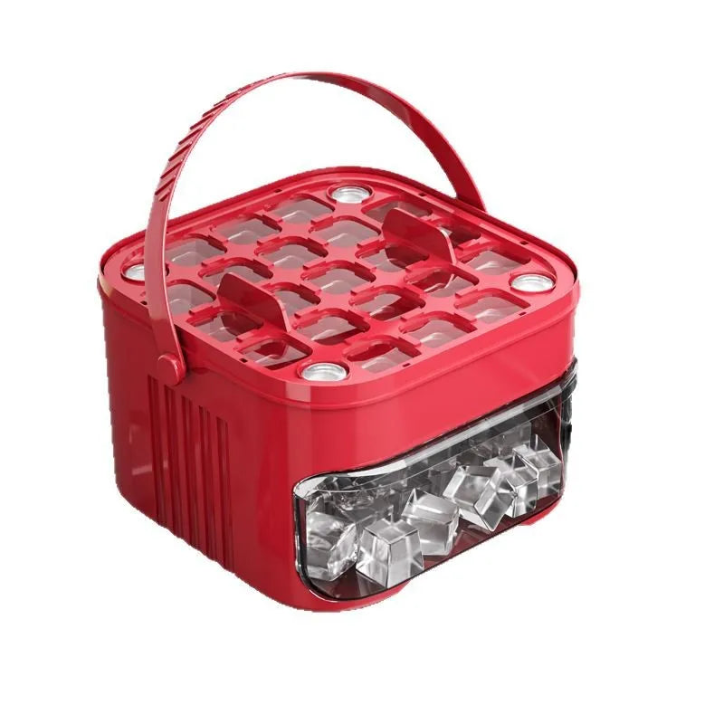 YIYUEQIANLI 50Cube Ice Maker With Easy Press Cap Lid