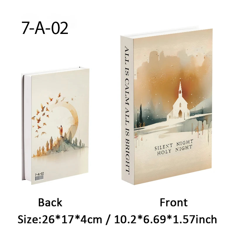 Christianity Luxe Fake Book Storage Box Home Decor Jesus Bible Decorative Books Coffee Table Simulation Book Interior Decoration
