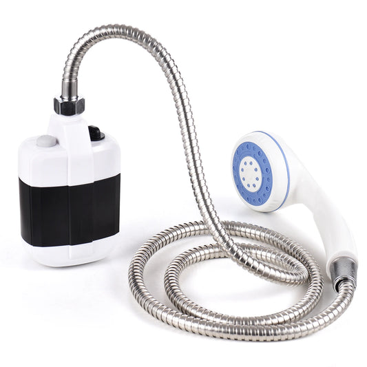 Portable Camping Shower Pump USB Rechargeable for Outdoors