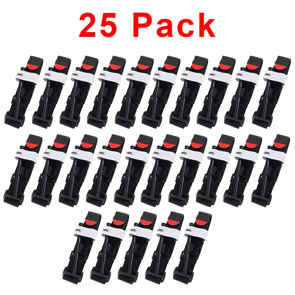 5/10/25 Pcs Emergency Tourniquet Outdoor Portable First Aid Quick Slow Release Tourniquets CAT Medical Tactical Equipment