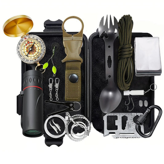 Choice Outdoor Emergency Survival Kit For Camping Hiking And Car First Aid