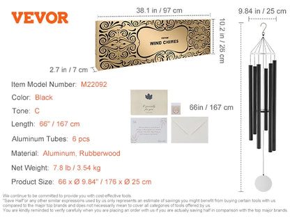 Wind Chimes for Outside Deep Tone Unique Outdoor Decor Patio Porch Garden