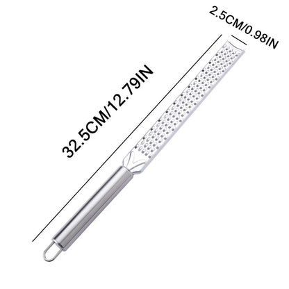 Stainless Steel Multi Purpose Cheese Grater With Hanging Loop