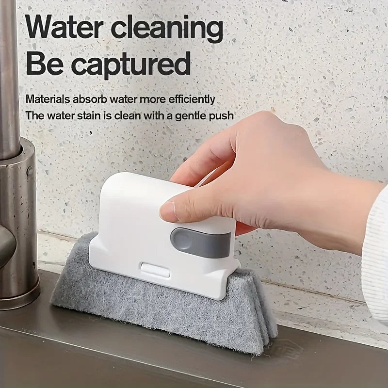 Universal Window Rail Cleaning Brush for Narrow Gaps